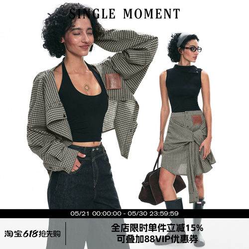 SINGLEMOMENT解构两穿衬衫裙