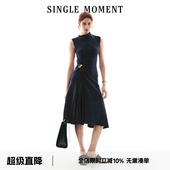 通勤气质百搭休闲扭结无袖 26SS法式 简约连衣裙女 MOMENT SINGLE