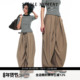 长裤 SINGLE 女 阔腿伞兵裤 抗皱垂感宽松设计休闲裤 MOMENT 25SS西裤