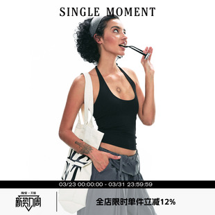 挂脖吊带女修身 SINGLE 新款 25SS夏季 塑形运动上衣背心内搭 MOMENT