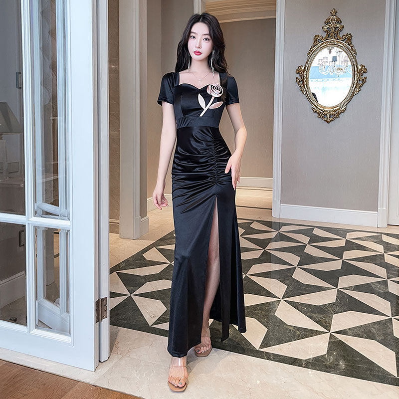 新款足浴高端技师工作服连衣裙子连衣裙