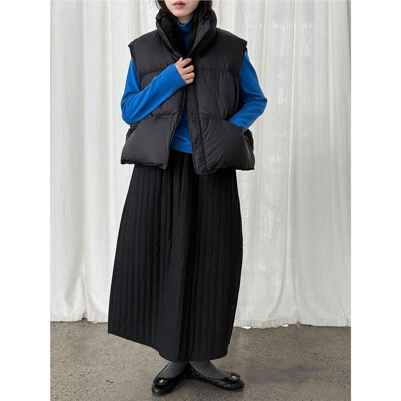 严选韩版立领90白鸭绒羽