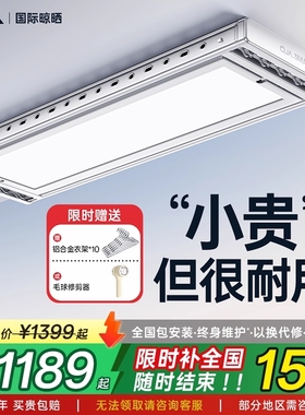 OJA超薄隐形电动晾衣架阳台家用智能遥控升降伸缩晾衣杆政府补贴