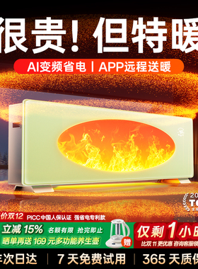 OJA踢脚线取暖器2025新款全屋大面积家用节能电暖气新型加热神器