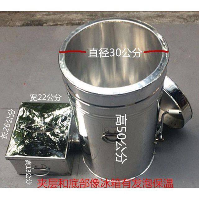 35斤装大容量不锈钢保温糯米糍粑机手摇小麻籽机马打滚机厂家直销