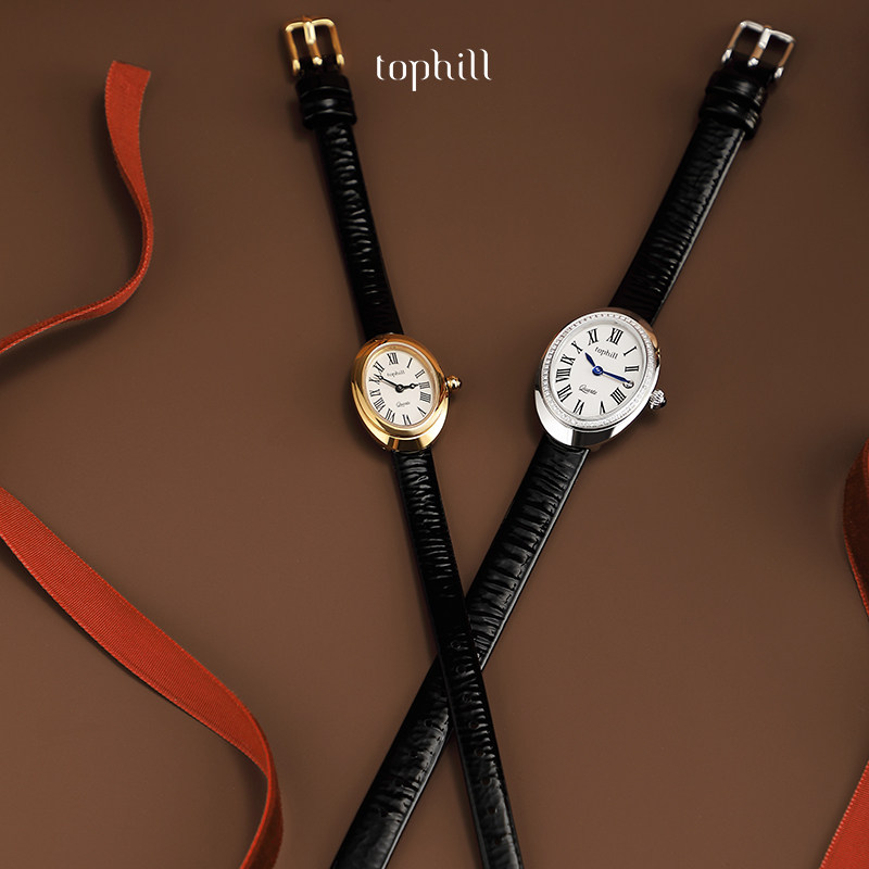 女神节礼物_tophill拓非小金表2026新品复古罗马表盘轻奢小众女表
