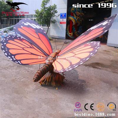 逼真仿真电动蝴蝶网红商场美陈装饰品主题仿真昆虫园景点展览.