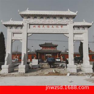 古建石雕土地庙制作小型石头屋子雕刻户外石材神庙图片价格