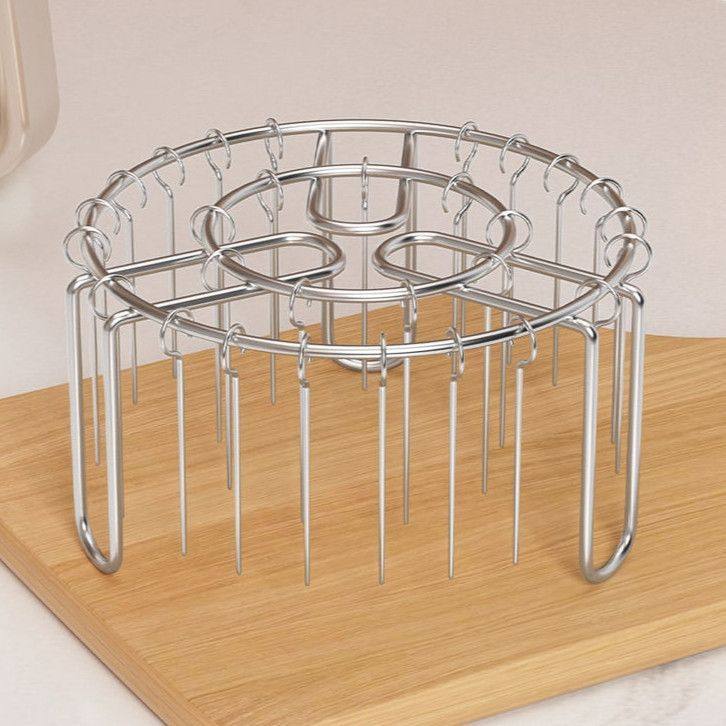 空气炸锅烧烤架立式25串不锈钢空气炸锅不锈钢烤架烧烤家用烤箱厨,汽车用品/电子/清洗/改装,驾驶证件套,淘宝优惠券,粉丝福利购,淘宝优惠卷