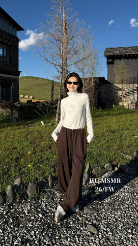 HUMSMR-秋上新韩系立领拉链长袖小衫C6238