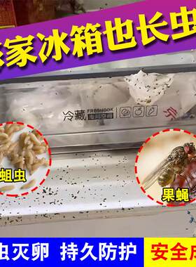 冰箱除虫剂灭果蝇小飞虫蛆虫杀虫剂家用非无毒灭果蝇幼虫卵无味pt