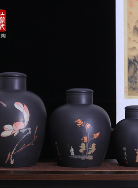 紫陶酒坛子储酒瓶酒罐子/25斤装大酒坛内有上釉玉R43 R43-BT13T12