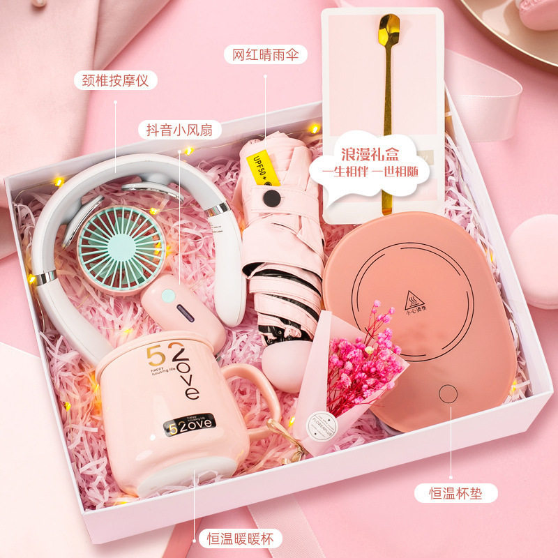 送女生礼品套装商务伴手礼定制logo创意生日礼物38妇女节礼品套装