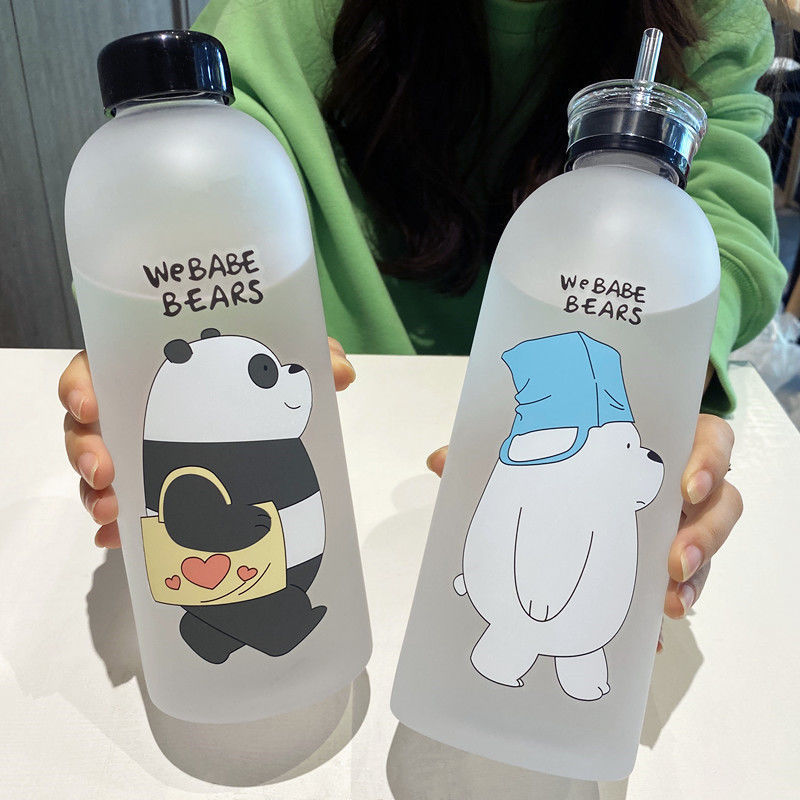 大容量高颜值可爱塑料吸管水杯