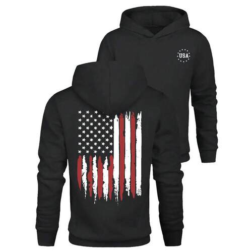 B 67254 FREEDOM print hoodie 字母印花连帽卫衣