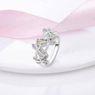 Silver Plated Wedding Ring For Women Finger Rings Infine