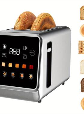 Touch Screen Toaster 2 Slice ains eel Digal Timer