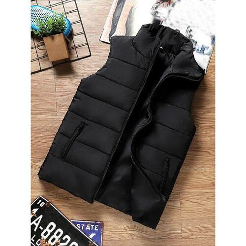 N 83381 Winter Stand Collar Vest 立领保暖马甲