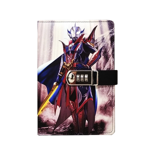 儿童密码笔记本日记本带锁小学生一二三年级专用 男孩密码本田字格可爱文具礼品简约本子密码锁记事本横线