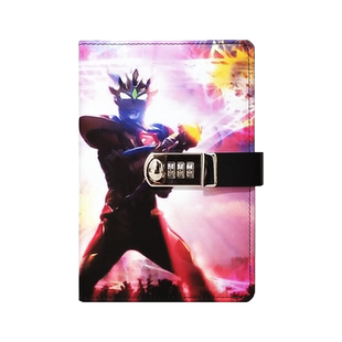 田字格本子儿童日记本小学生密码本简约男孩创意笔记本带锁作业皮面本精致文艺密码锁记事本节日礼物奖品皮本