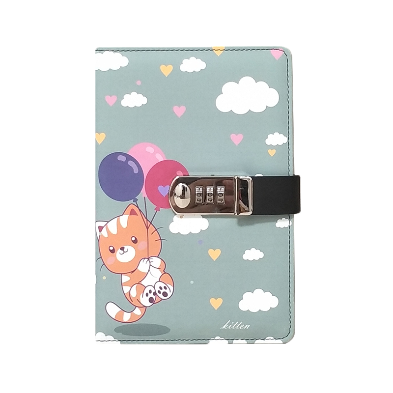 简约文艺卡通少女手账文具
