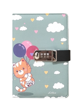 简约文艺卡通少女手账文具