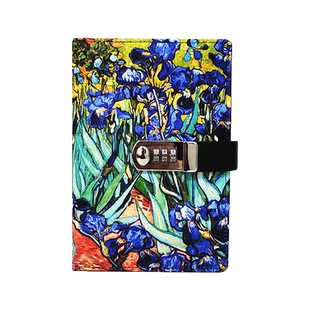 儿童节礼物小学生密码本方格带锁日记本儿童男孩密码锁笔记本田字格可爱个性本子女孩简约创意记事本皮本文具