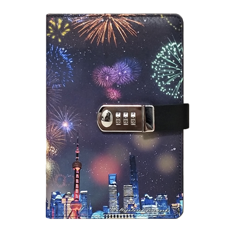 简约a5韩国小清新密码锁笔记本子