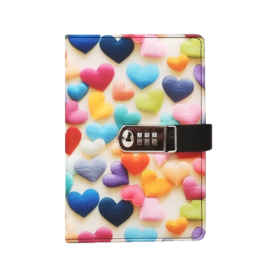 小学生带锁日记本密码本子笔记本