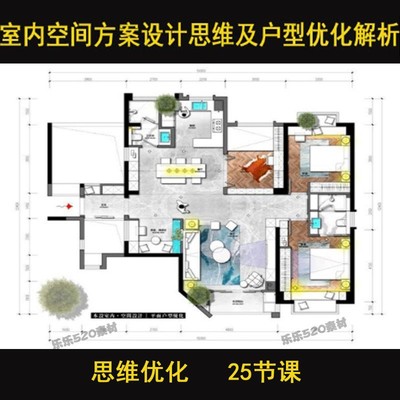 室内空间方案设计思维及户型优化解析尼古拉斯三哥 平面布置解析