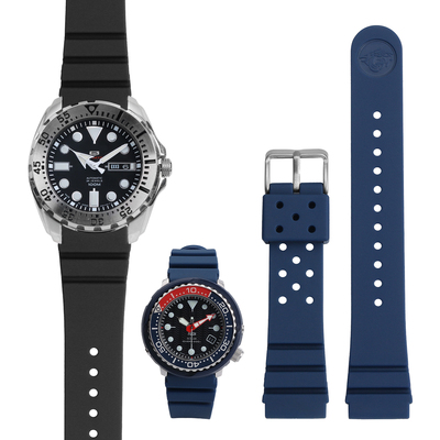 适配精工5号橡胶表带潜水007鲍鱼罐头SRPA21J1 SNJ028 DB73BP表带