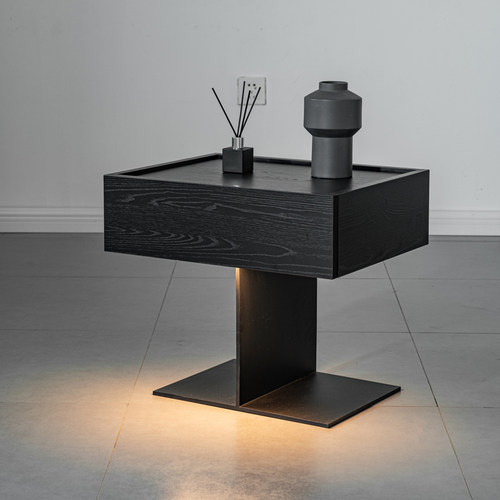 8MM钢板支撑悬浮设计意式极简柜