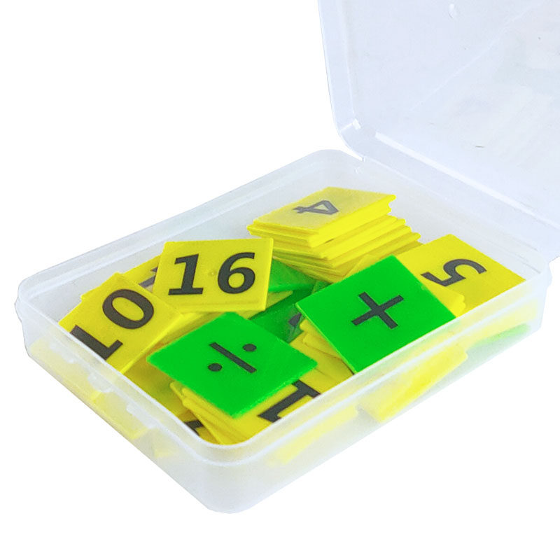 边长3cm 双色数字符号卡片 小学数学学具 教学仪器