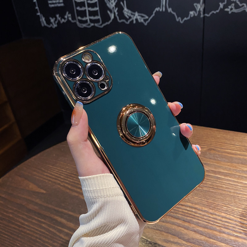 15pro【暗绿色】14ProMax指环支架适用iPhone15plus苹果13手机壳14网红13mini电镀11软硅胶套13防摔12高级感X怎么样,好用不?