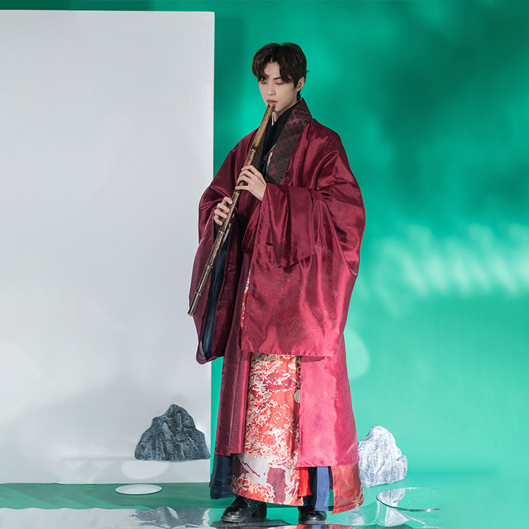 华裳九州半亭风原创明制汉服披风大袖白菜价学生党汉服春夏现货