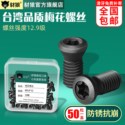 台湾梅花螺丝数控刀片刀盘刀杆