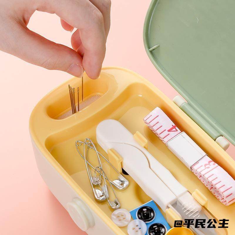 组合缝补便携收纳透明十字绣缝线大容量针带工具盒收纳盒棉签纸尺,居家布艺,收纳盒,淘宝优惠券,粉丝福利购,淘宝优惠卷