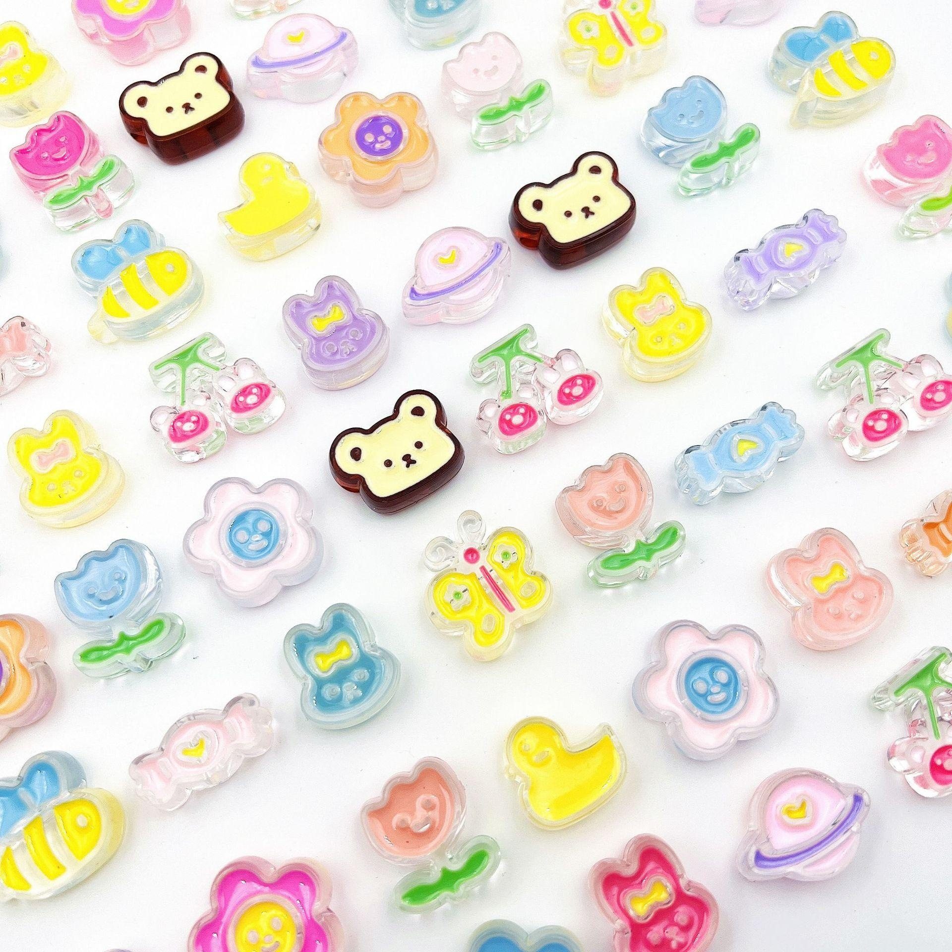 透明滴油亚克力串珠材料手工头绳发饰品手机链配件散珠子,饰品/流行首饰/时尚饰品新,绳,淘宝优惠券,粉丝福利购,淘宝优惠卷