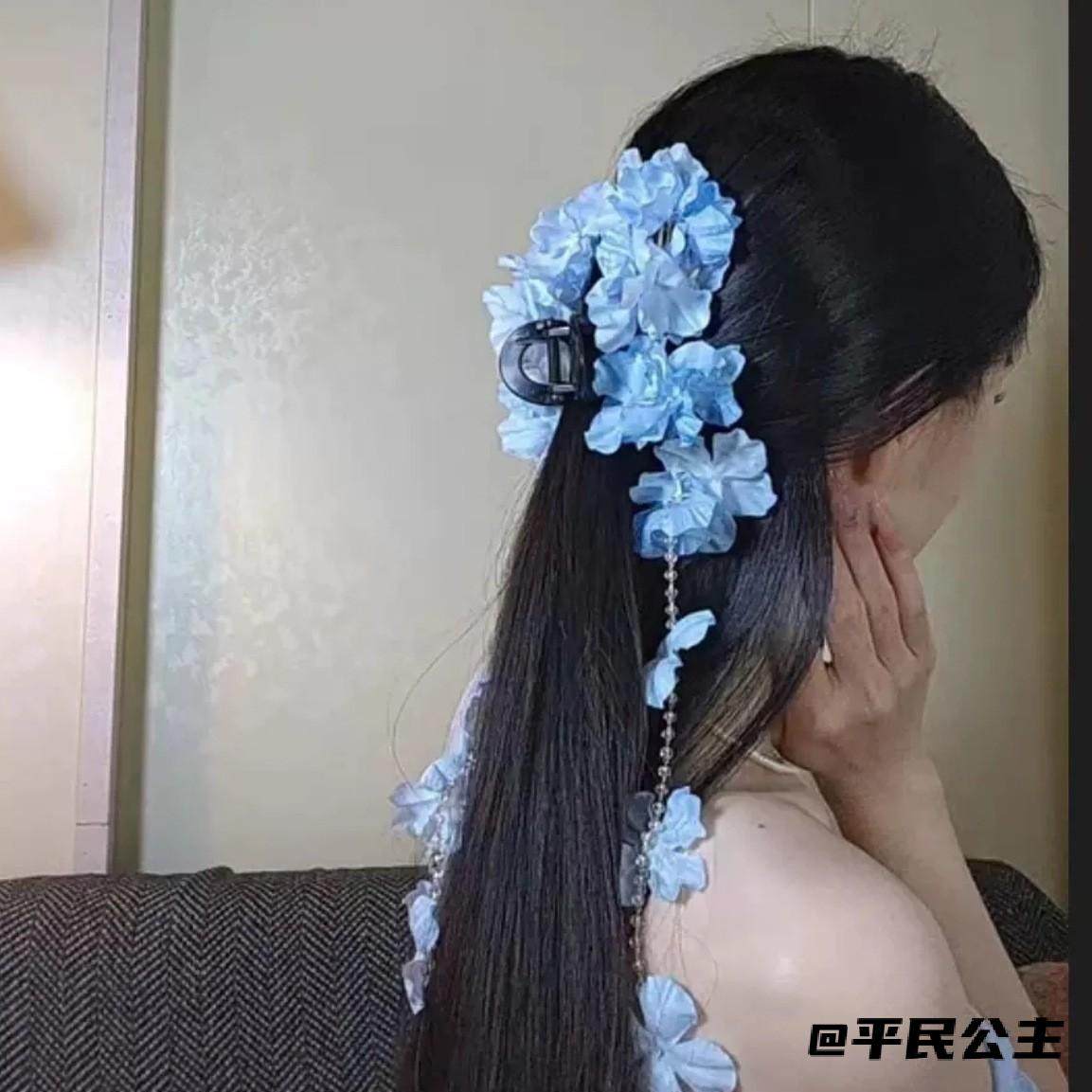 花落知多少紫藤萝瀑布花朵抓夹紫藤萝瀑布花落知多少,饰品/流行首饰/时尚饰品新,发饰,淘宝优惠券,粉丝福利购,淘宝优惠卷