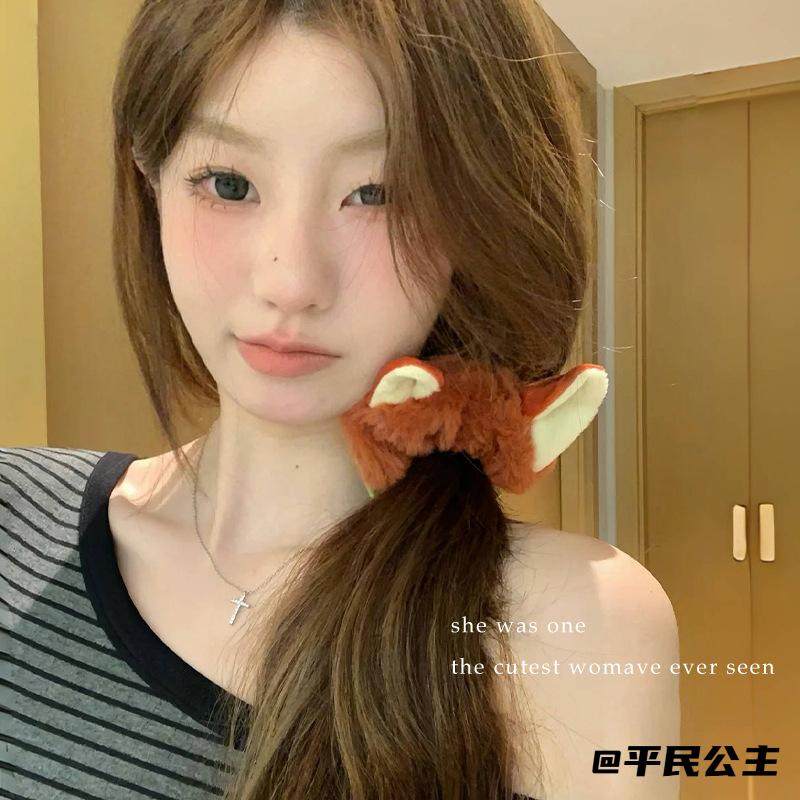 卡通发绳尼克大肠发圈兔子警官毛绒耳朵朱迪尼克发圈狐狸新款可爱,宠物/宠物食品及用品,发饰/头饰,淘宝优惠券,粉丝福利购,淘宝优惠卷