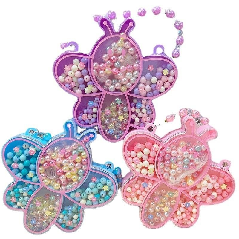 锻炼手眼协调发饰包手串珠项链串珠材料包过家家小礼盒材料diy,居家布艺,珠子/钻饰/花朵等配饰,淘宝优惠券,粉丝福利购,淘宝优惠卷