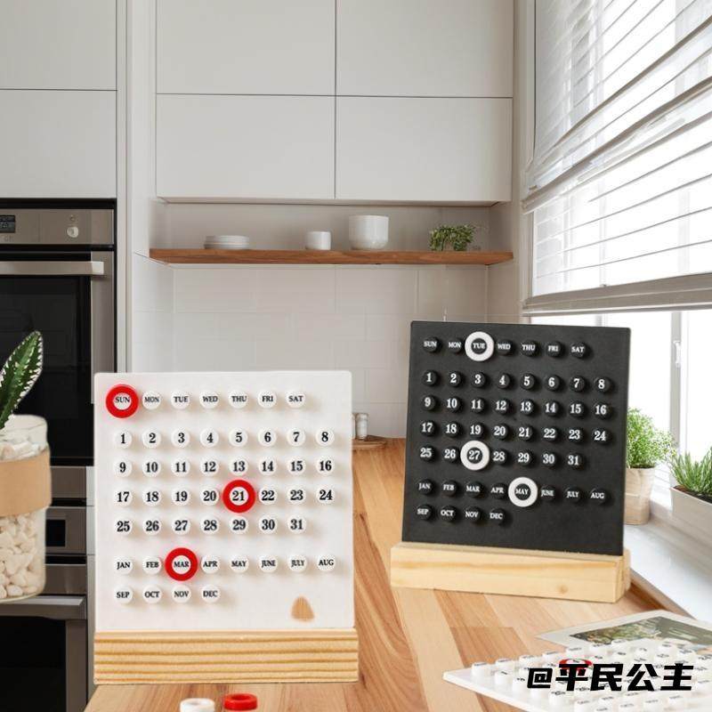 日历个性家居摆件线圈北欧风手动提醒牌办公室多功能记事本简约,家居饰品,桌面摆件,淘宝优惠券,粉丝福利购,淘宝优惠卷