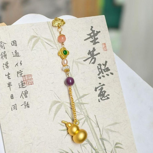 葫芦气质高级感如意胸针旗袍吊坠