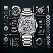 正品理查德系列男士手表复古雕花全自动机械表男款镂空时尚潮男表