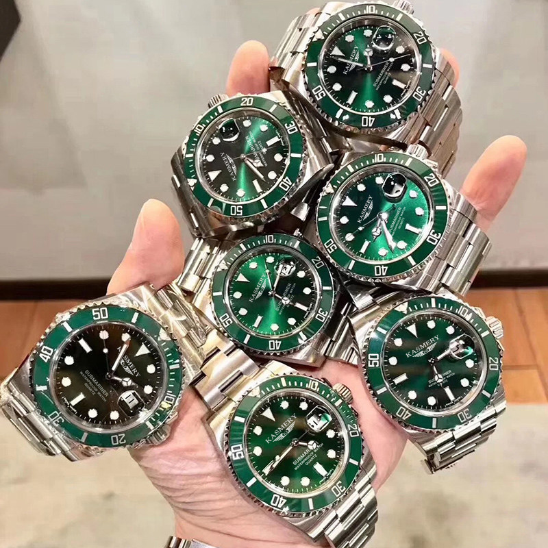 瑞士正品绿水鬼机械男表全自动夜光防水黑水鬼怪十大名牌男士手表