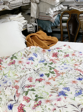 汉麻缤纷花园印花床单260X245cm