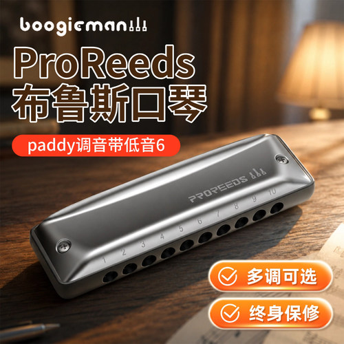 boogieman十孔布鲁斯口琴蓝调