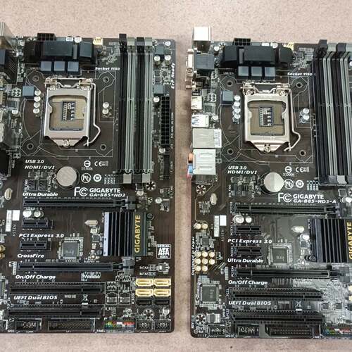 可维修技嘉B85-HD3主板 技嘉B85-HD3-A大板 有80片议价