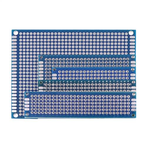 双面喷锡蓝油万能万用板电路洞洞板面包PCB线路板5*7cm实验板焊接