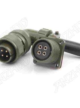 MS5015美军标4芯航空插头MS3108A-18-10S MS3102A-18-10P 连接器
